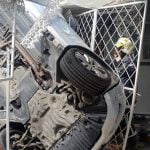 Two women were trapped in their vehicle when it crashed into a home in Verulam, KwaZulu-Natal (3)