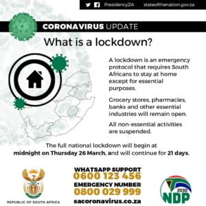 sa lockdown rules