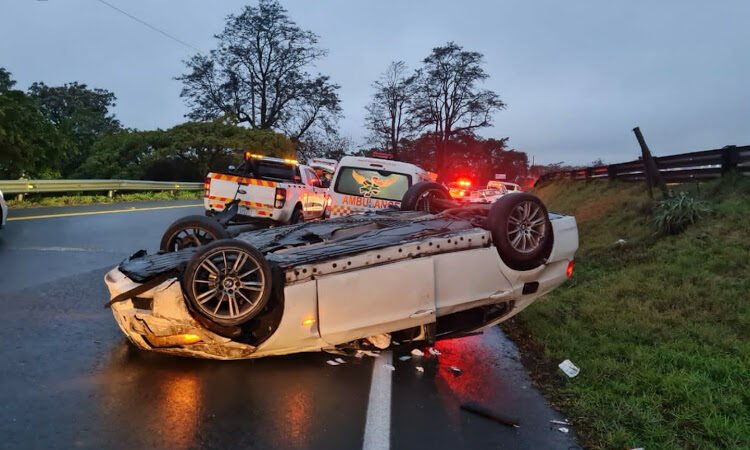 Paramedic seriously injured at M13 accident scene as motorist ploughs into