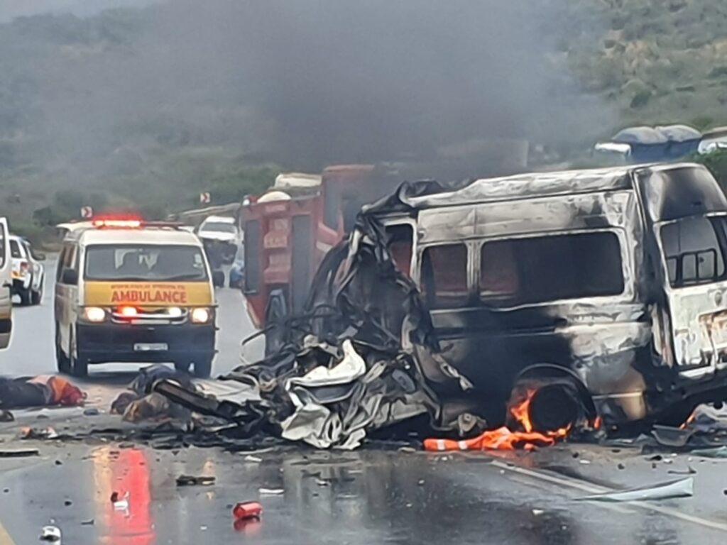 r66 truck and taxi crash
