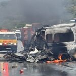 r66 truck and taxi crash