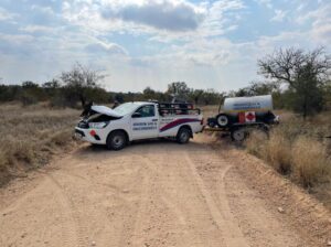 Elephant vs bakkie Klaserie Private Nature Reserve