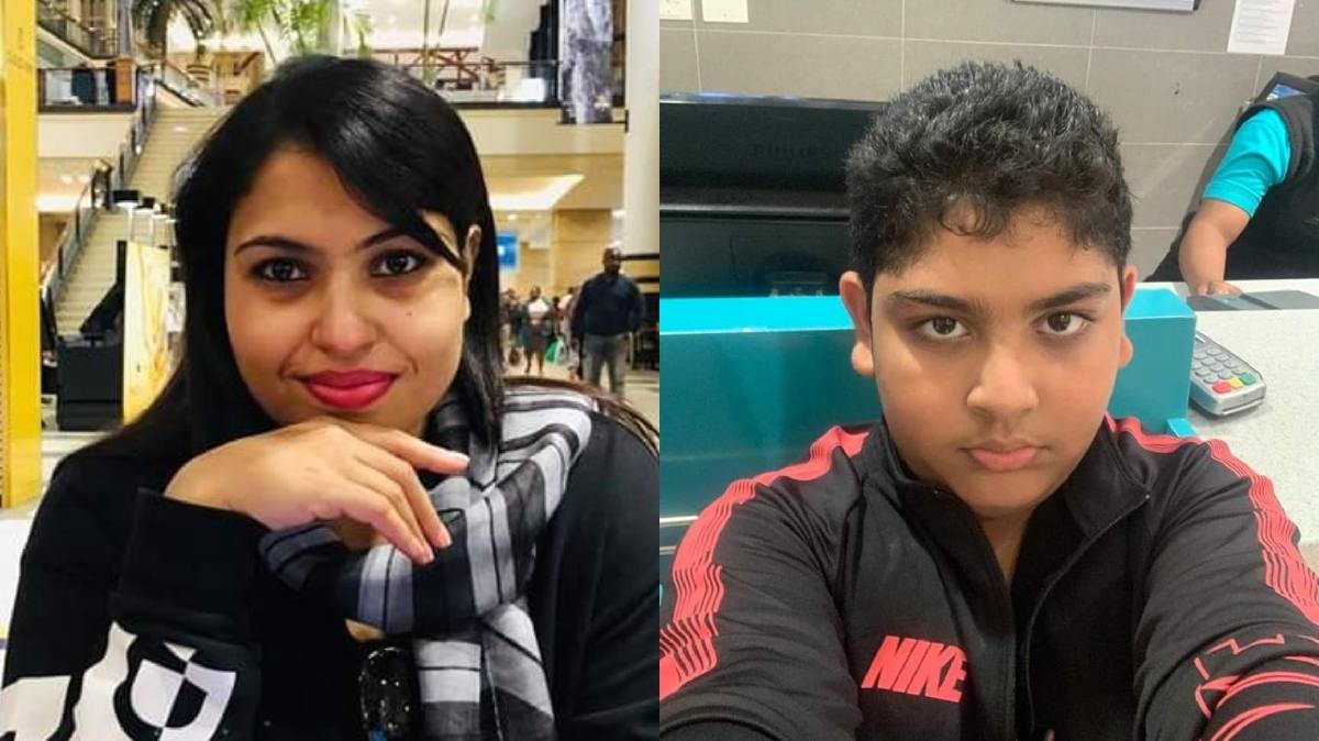 Missing Zaenab Arshad and her son Thaiker Arshad