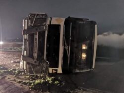 N3 Closed at Ashburton Following LPG Tanker Truck Crash