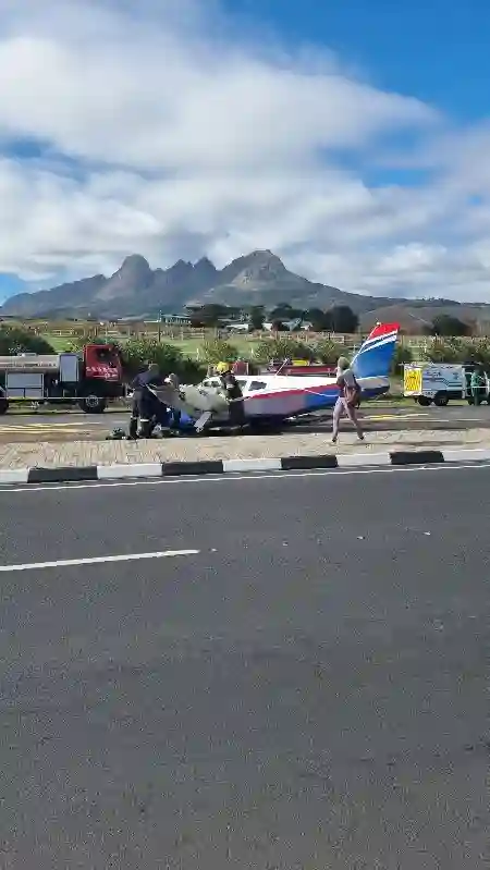 Two people seriously injured in Cape Town light plane crash