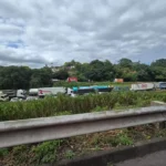 m7 crash and diesel spillage