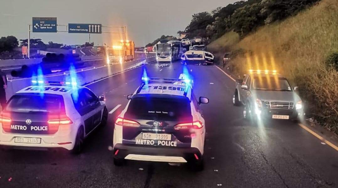 Two People Killed in N3 Durban-bound Taxi Crash Near Pavilion